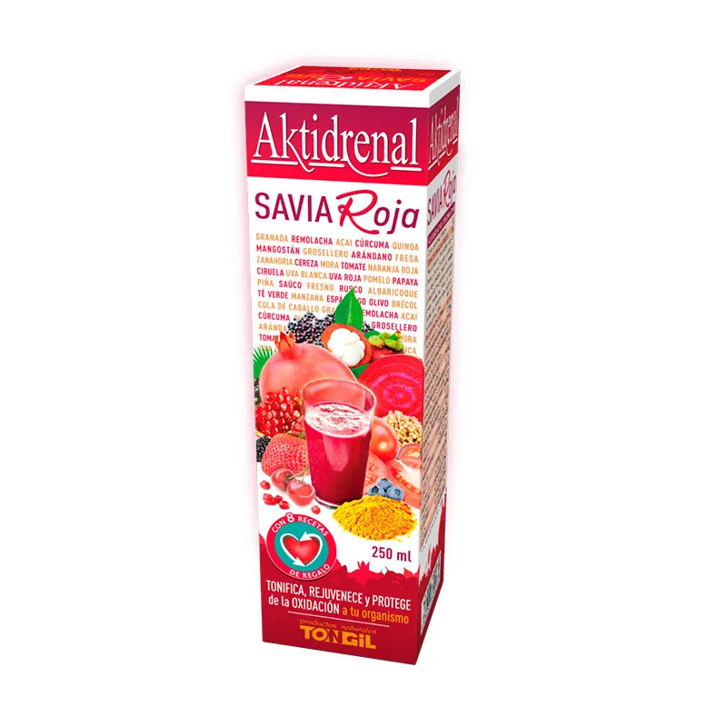 Aktidrenal savia roja lineabel 250 ml, Tongil