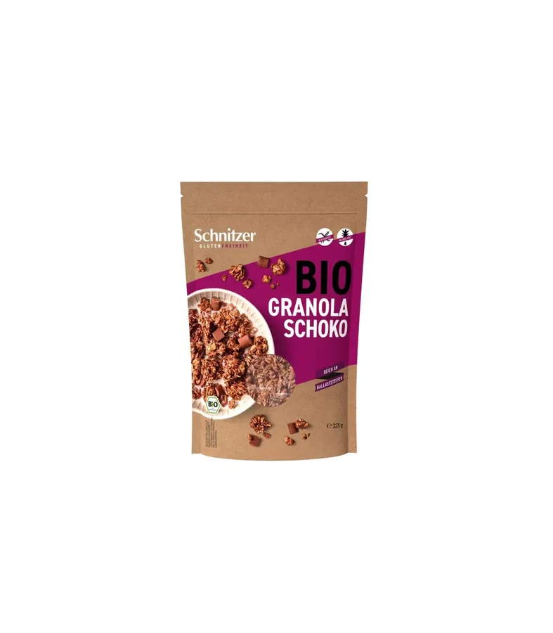 Muesli granola choco s/g 325 g, Schnitzer