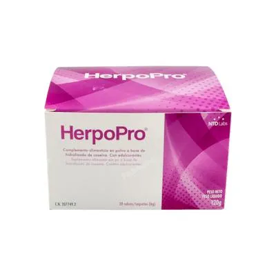 20 sobres 8 g, Herpopro