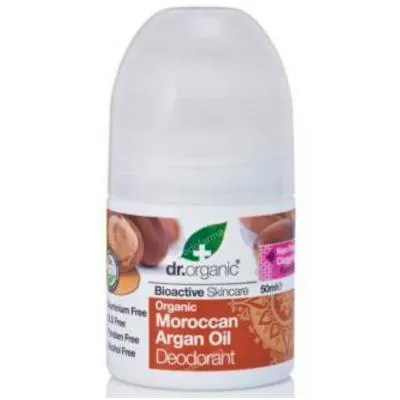 Desodorante aceite argan marroqui 50 ml, Dr. Organic