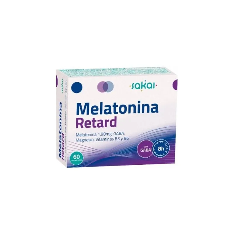 Melatonina retard 60 comprimidos, Sakai