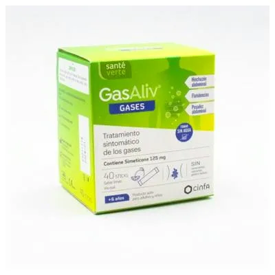 Gasaliv gases 125 mg 40 sobres, Sante Verte