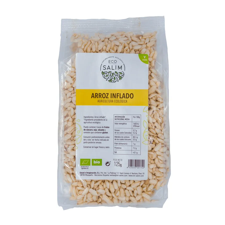 Arroz Hinchado BIO 125 g, Ecosalim