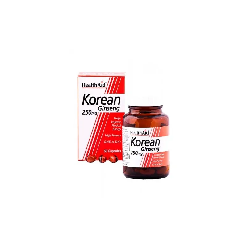Koreanische Ginsengwurzel 50 Kapseln, Health Aid