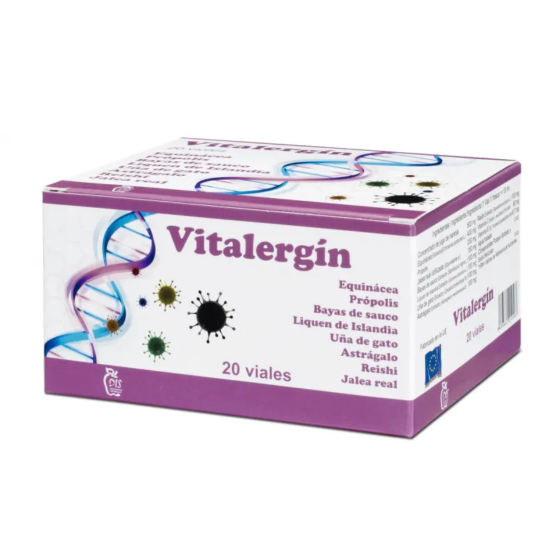 Vitalergin 20 ampollas, Dis