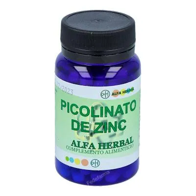 Picolinato de zinc 90 cápsulas, Alfa Herbal