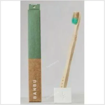 Cepillo dental adulto suave verde, Banbu