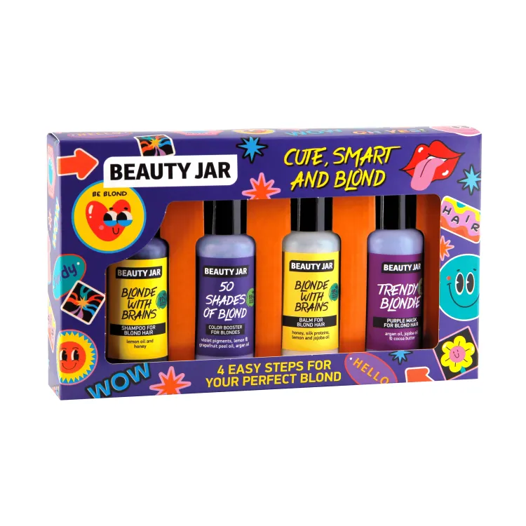 Estuche regalo - Cute, Smart and Blond, Beauty Jar