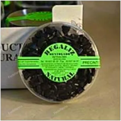 Regaliz mentolado pastillas sin azúcar 24 g, Intracma