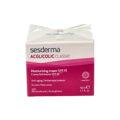 Acglicolic classic crema hidratante SPF 15 50 ml, Sesderma