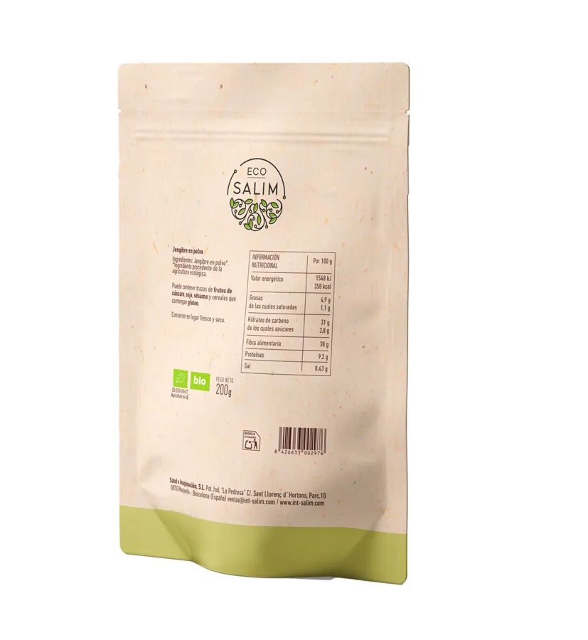 Jengibre en polvo BIO 200 g, Ecosalim · imagen 2