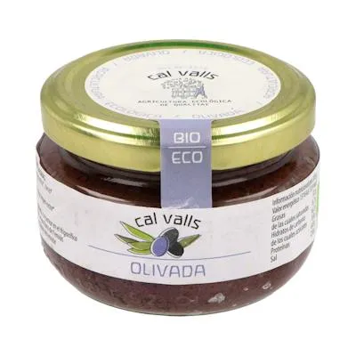 Olivada de aceituna negra BIO 110 g, Cal Valls