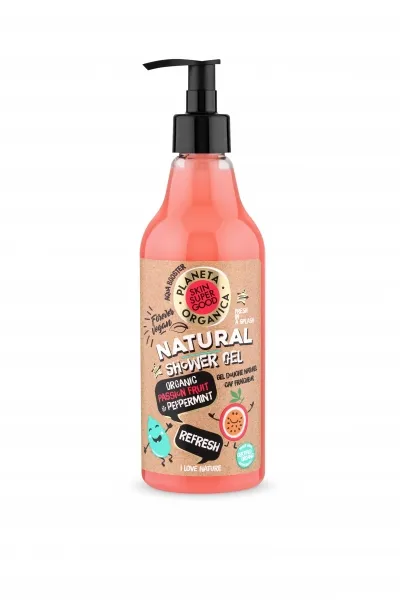 Gel de ducha natural «refresh» 500 ml, Skin Super Good