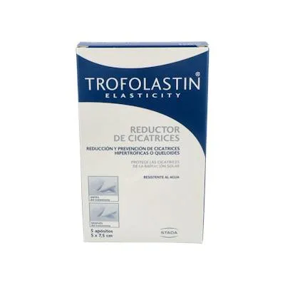 Reductor cicatriz 5X7,5 cm 5 un, Trofolastin