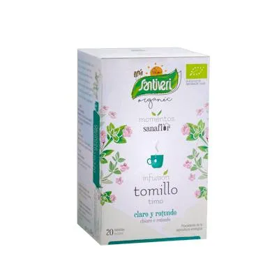 Sanaflor tomillo infusión BIO 20 uds., Santiveri