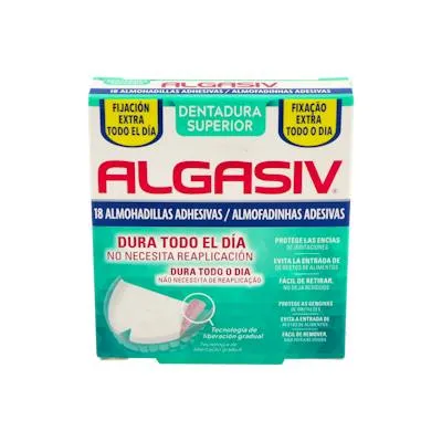 Almohadilla dental superior adhesiva 18 uds., Algasiv