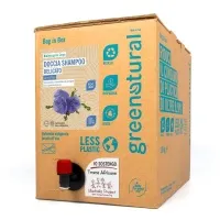 Gel de ducha y champú lino y arroz BIO 10 kg, Greenatural