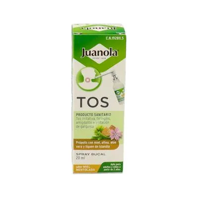 Pulv bucal tos miel 20 ml, Juanola