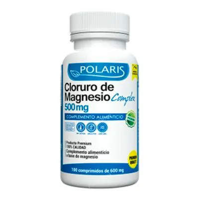 Cloruro magnesio complex 500 mg 100 comprimidos, Polaris