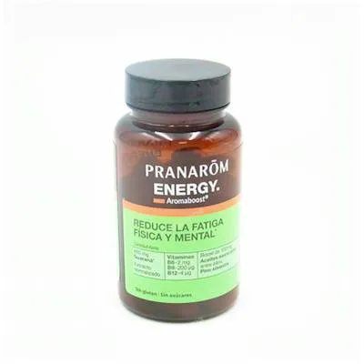 Pranarom P. acabado aromaboost energy BIO 60 cápsulas, Pranarom P.acabado