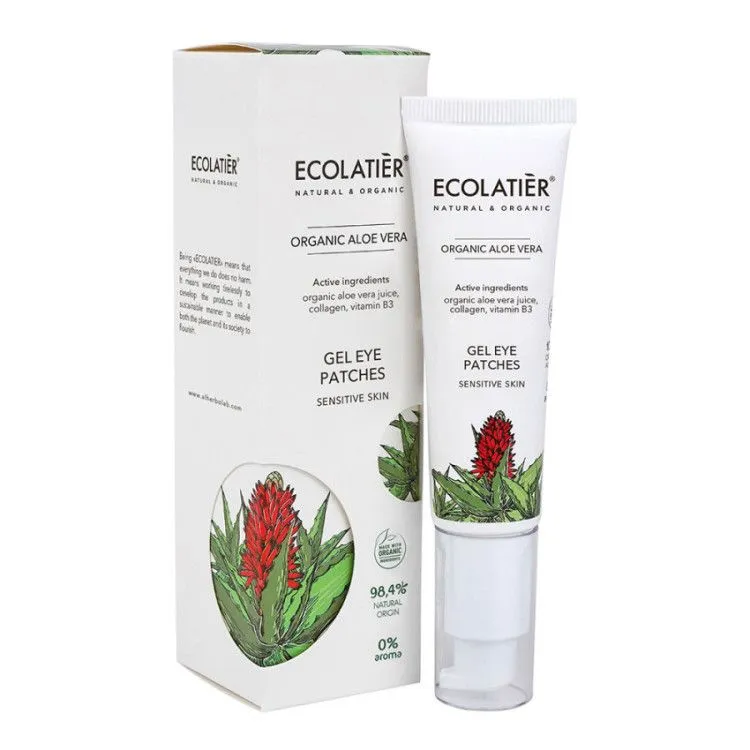 Gelpads Oogcontour BIO Aloë Vera, Ecolatier