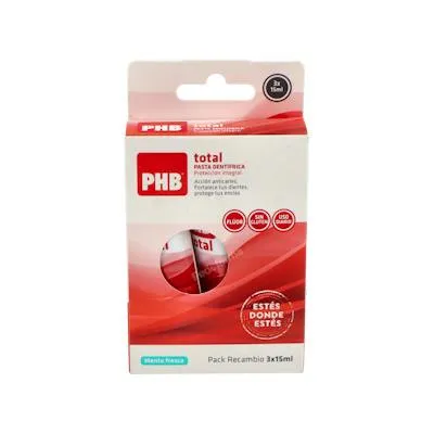 Pack total recambio 3 x 15 ml, Phb