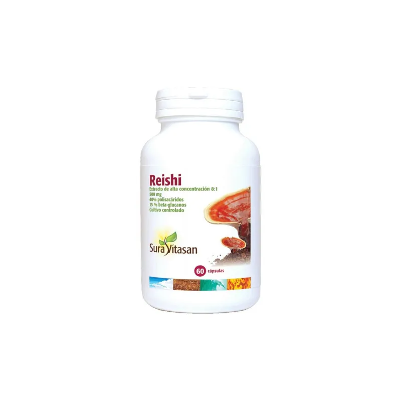 Reishi 500 mg sura vitasa 60 cápsulas, Sura Vitasan
