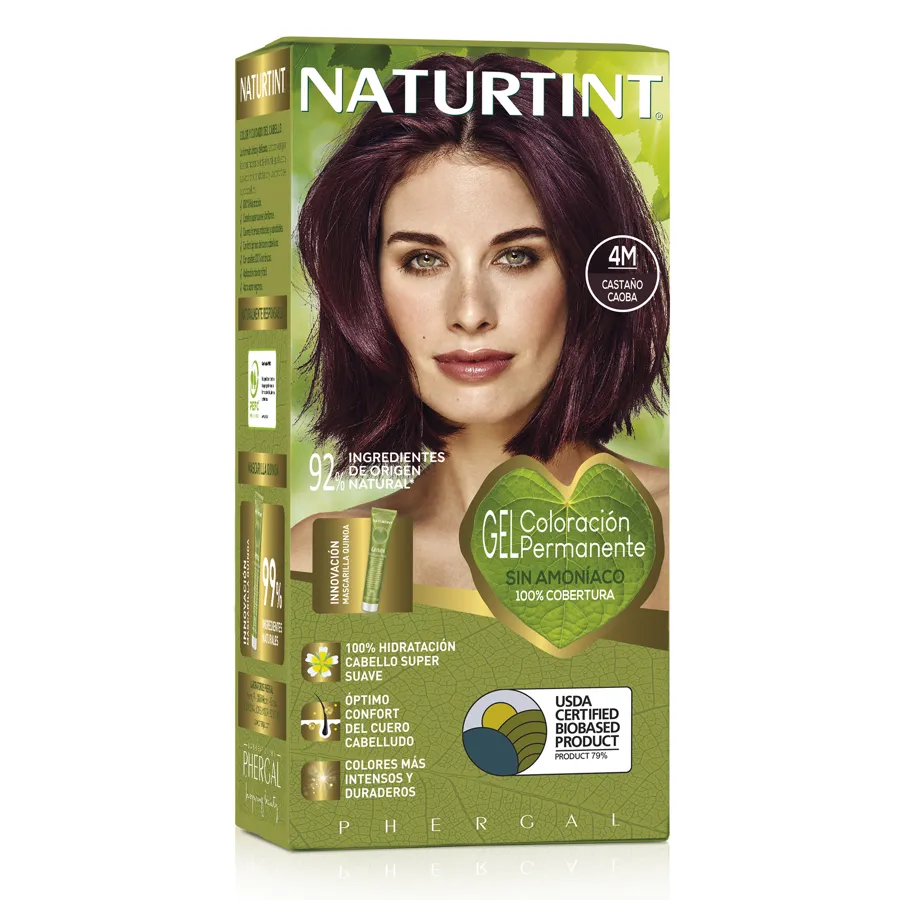 Biobased 4M castaño caoba, Naturtint