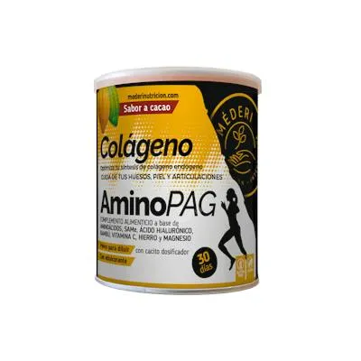 Mederi Nutrición Integrativa amino pag colágeno cacao sin gluten 360 g, Mederi Nutricion Integrativa