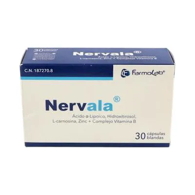Nervala 30 cápsulas, Farmolab