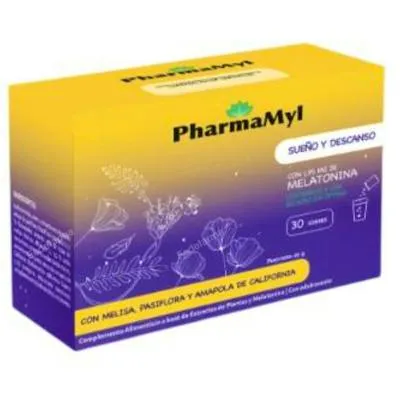 Pharmamyl melatonina 30 sobres, Viamoalta