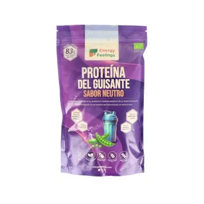 Proteína de guisante sin gluten BIO 500 g, Energy Feelings