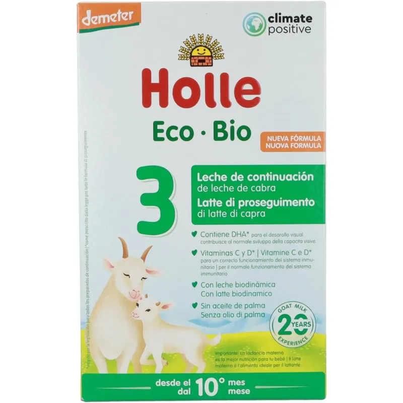 Leche de continuacion 3 cabra BIO 400 g, Holle
