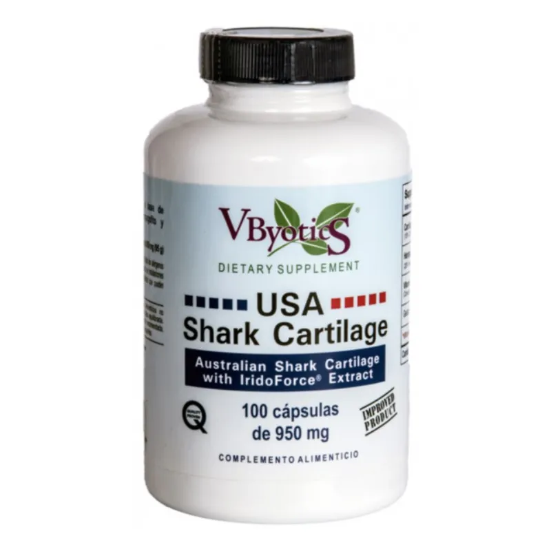 Usa shark cartilage 100 gélules 950 mg, Vbyotics