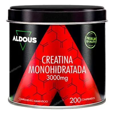 Creatina monohidratada 3000 mg 200 comprimidos, Aldous Bio