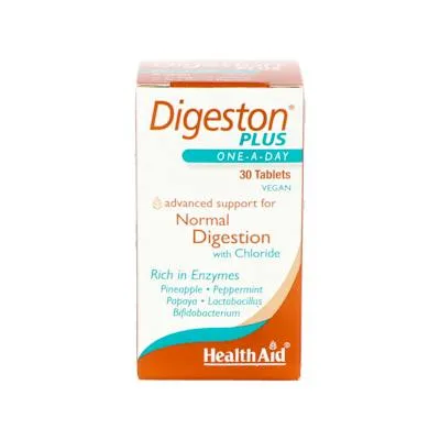 Digeston plus con prebioticos 30 comprimidos, Health Aid