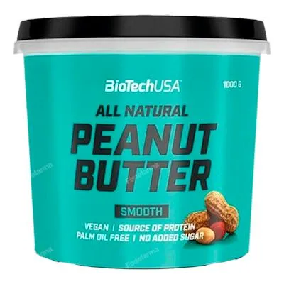 Peanut butter suave 1000 g, Biotechusa