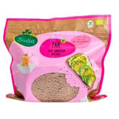 Pan de trigo sarraceno integral BIO 330 g, Zealia