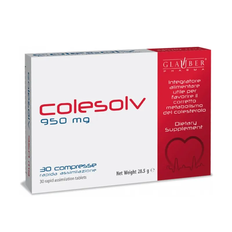 Colesolv 30 comprimidos, Glauber Pharma