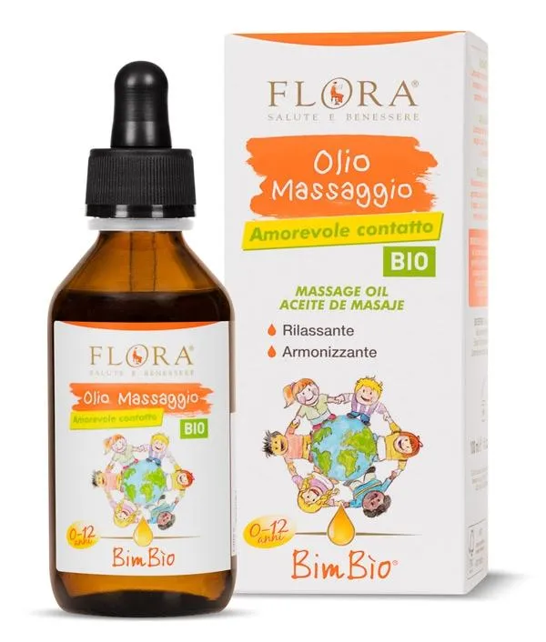 Aceite de masaje Infantil - Relaja, armoniza e hidrata, Flora