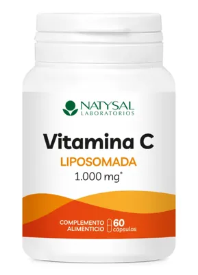 Vitamina C liposomada 60 cápsulas, Natysal