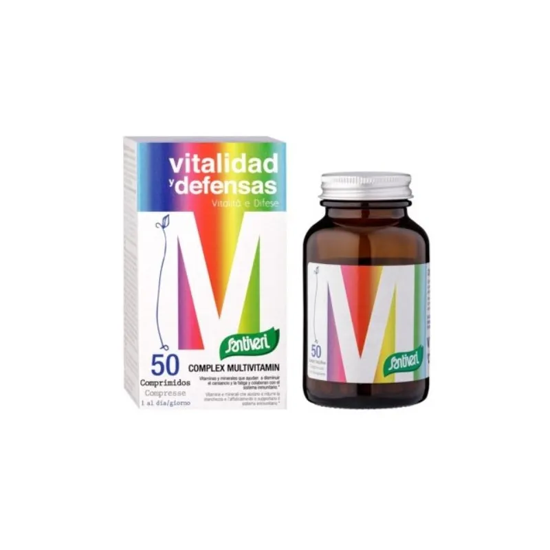 Complex multivitamin vitalidad defensas 50c santiv, Santiveri
