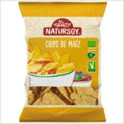 Chips de maiz BIO 125 g, Natursoy