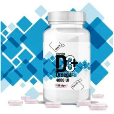 Vitamina D3 4000ui+OMEGA 3 100 cápsulas, Mycofit
