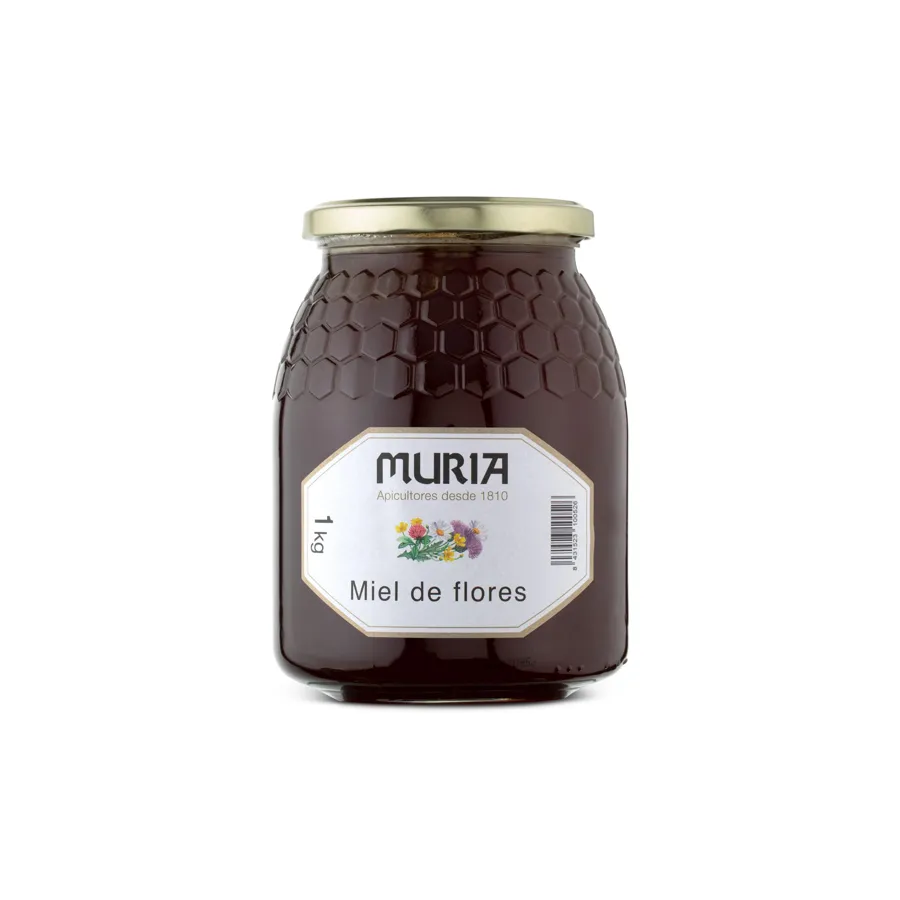 Tarro de Miel Mil Flores 1 kg, Muria