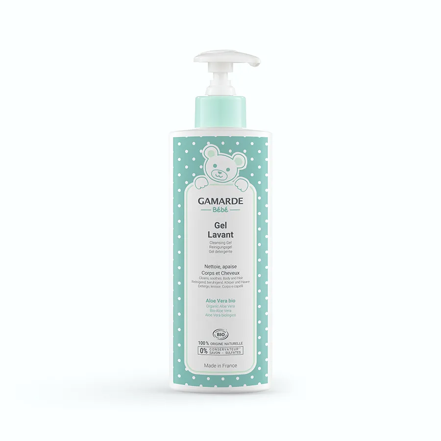 Gel baño bebe dosificador BIO 400 ml, Gamarde