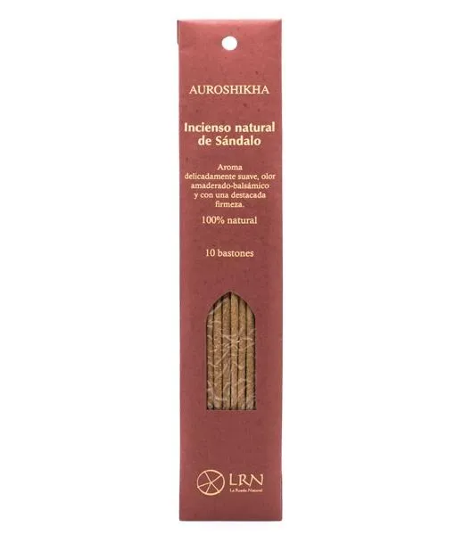 Sandelholz-Harz Räucherstäbchen. 10 Stäbchen, Auroshikha