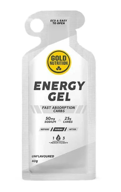 Energy gel sem sabor 40 g, Gold Nutrition