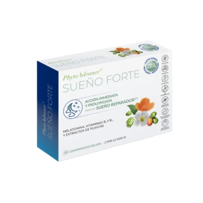 Sueño forte bicapa (1 por noche) phyto ad 30 comprimidos, Phyto Advance