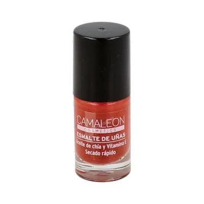 Camaleon esmalte de uñas naranja caldera 6 ml, Camaleon Cosmetics